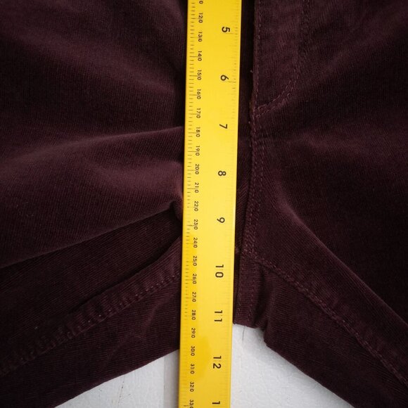 Ann Taylor Loft Ladies Size 31/12 Modern Skinny Purple Corduroy Pants - Picture 11 of 14